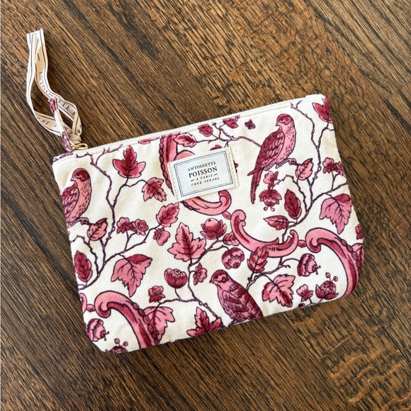 Sezane Handbags - Sezane x Antoinette Poisson Velvet Zipper Pouch